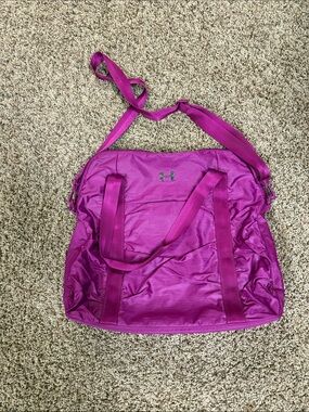 Under Armour Fuchsia Lightweight Tote with Crossbody Strap